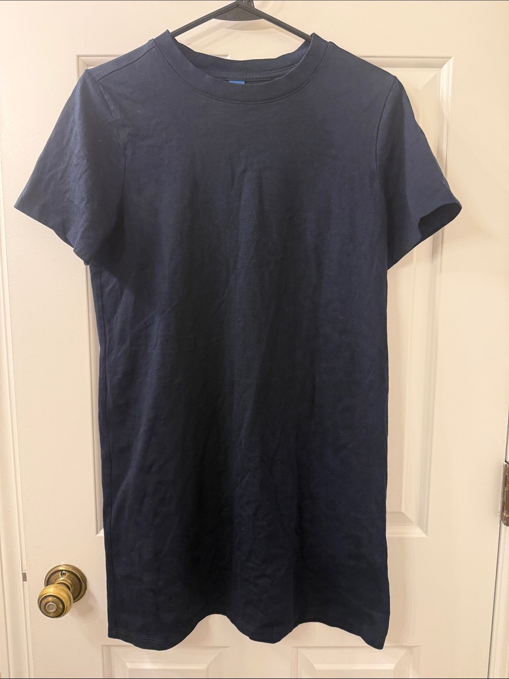 Old Navy Navy Blue Short Sleeve T-Shirt Dress